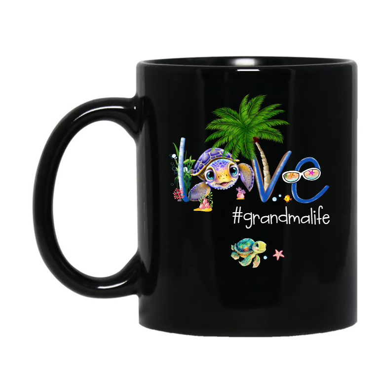 Personalized Love Grandma Turtle Cute Mother's Day