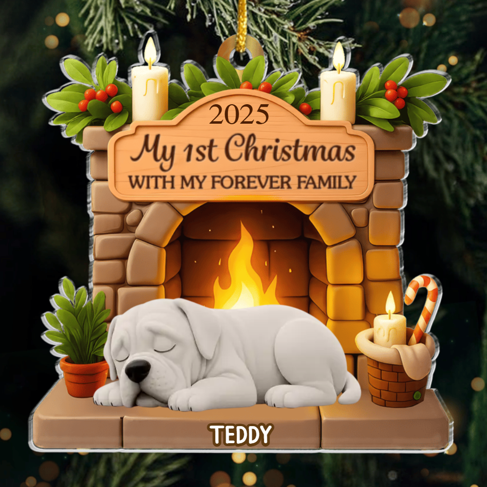 Custom Cane Corso Acrylic Ornament, Custom Pet Design, Unique Christmas Gift for Dog Moms, Dads & Animal Lovers Ornament