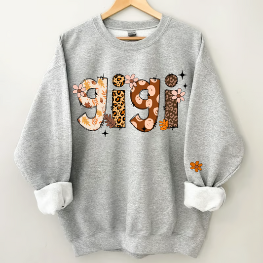 Gigi and Grandkids Autumn Gift