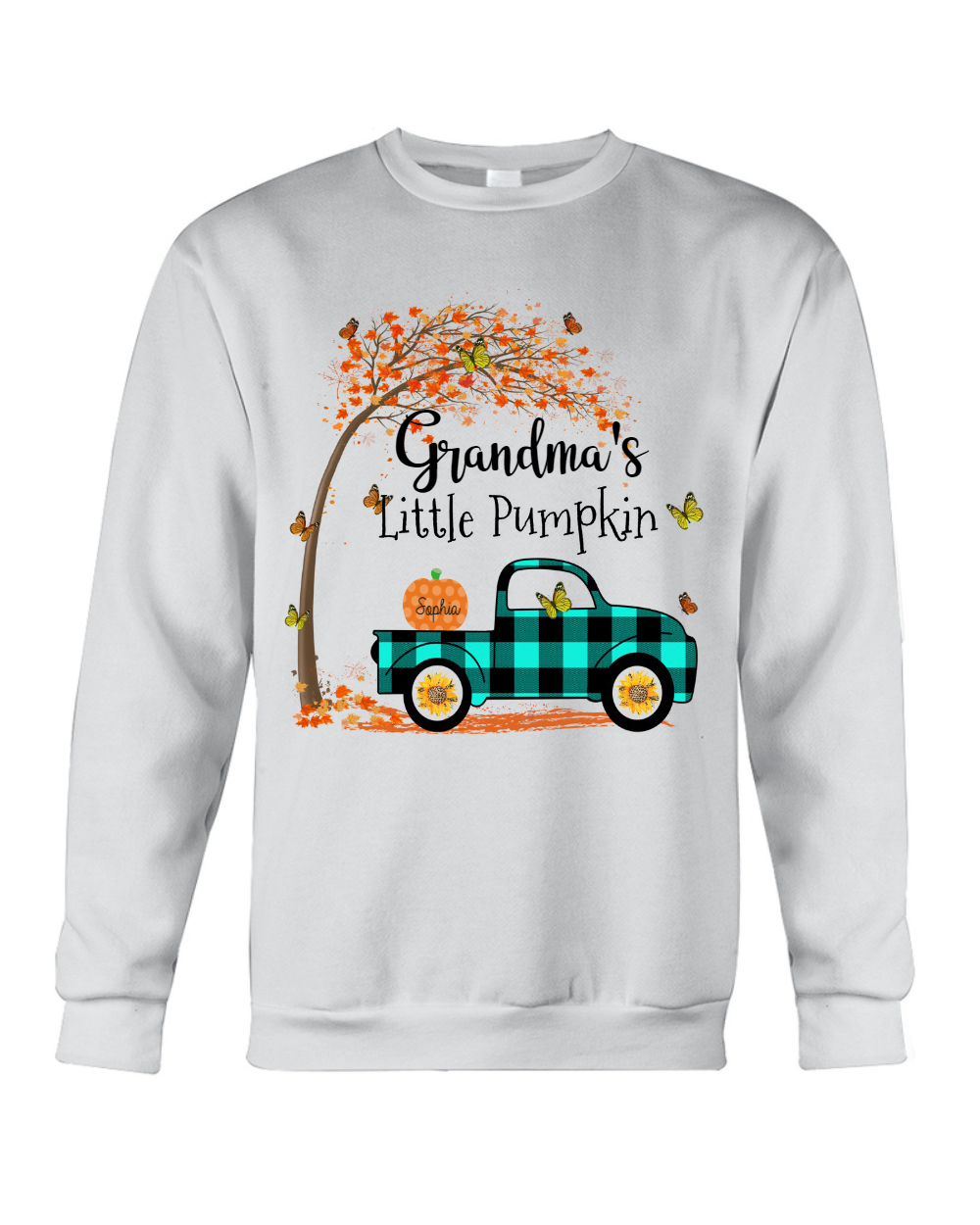 Grandma's Little Pumpkins and Grandkids Names Personalized