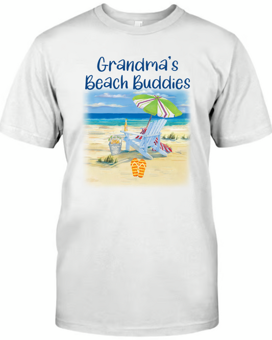 Grandma's Beach Buddies Summer Flip Flop, Custom Grandma With Kids, Gift For Grandma Summer TH