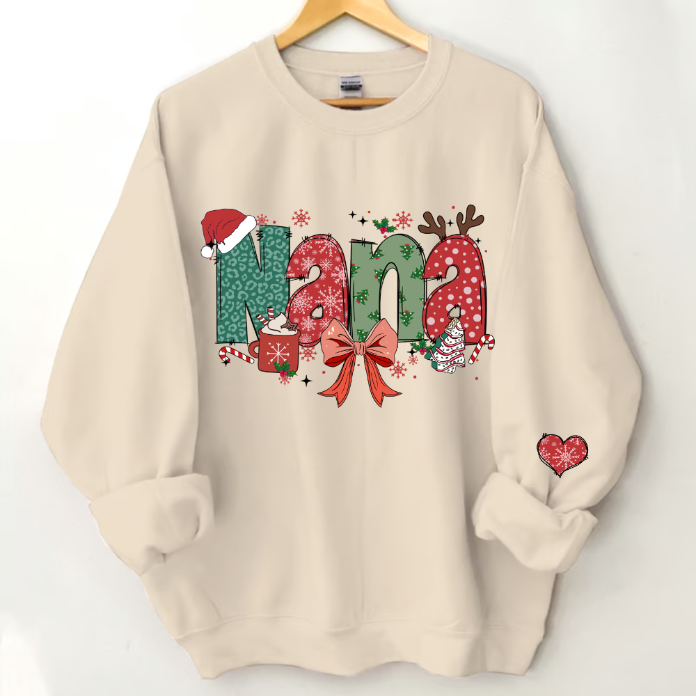 Personalized Christmas Nana Mimi Gigi And Grandkids