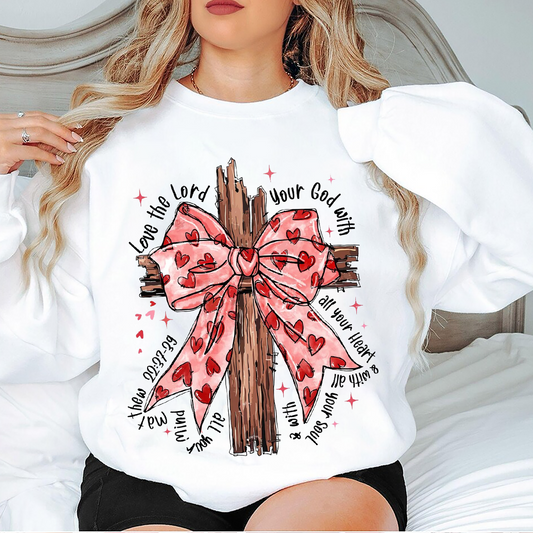 Coquette Valentine Jesus Sweatshirt