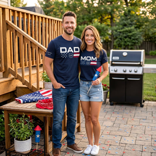 Personalized Dad 250 Years Of Freedom Shirt With Kids Names Sleeve, Patriotic Dad Family, U.S. 250th Anniversary 1776 2026 Gift For Fathers Day Birthday
