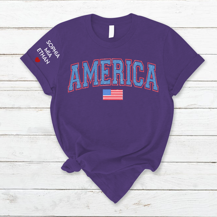 Personalized 4th of July American CL01 T-Shirt