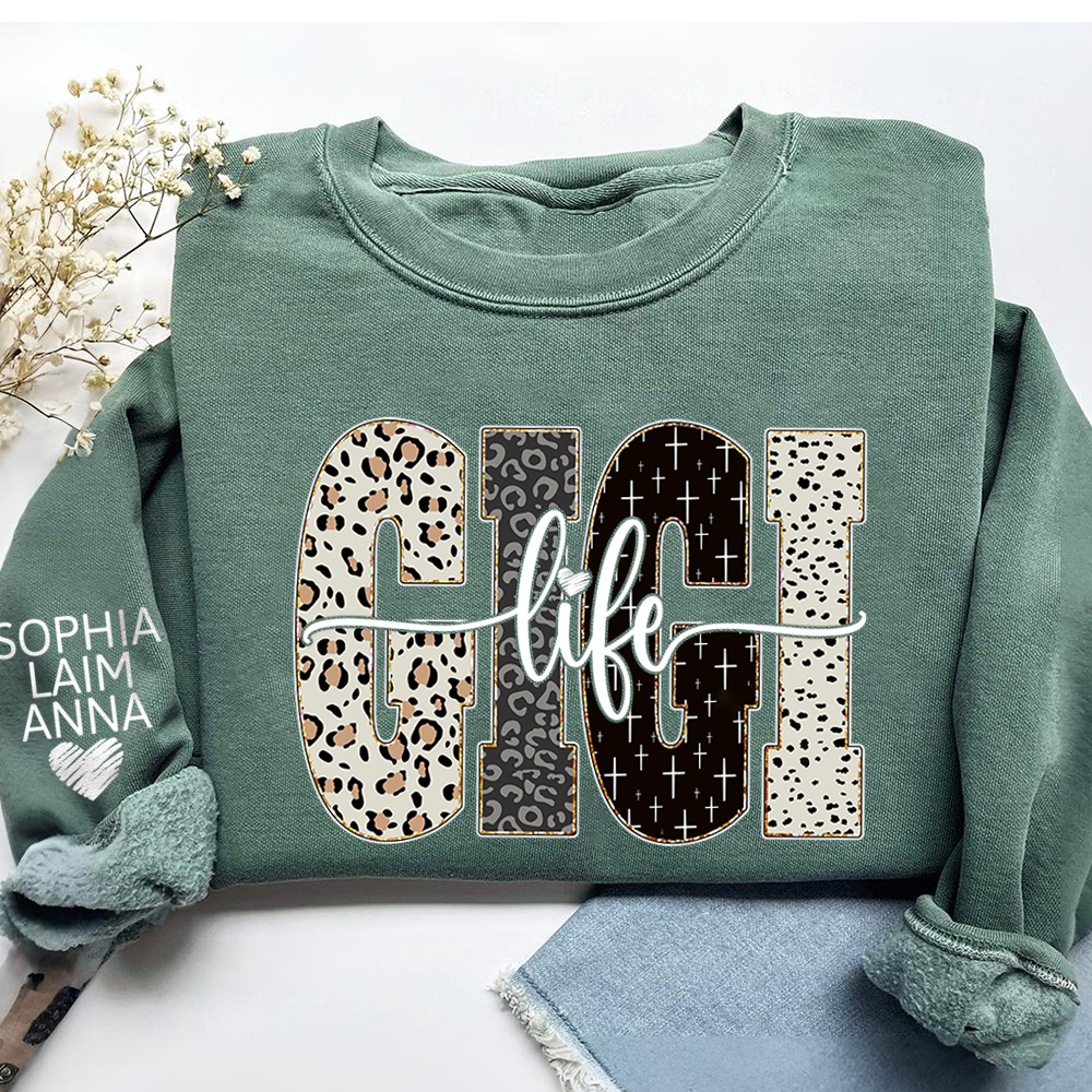 Custom Gigi Life Leopard Bible Style Design, Custom Gift For Gigi And Her Grandchildren