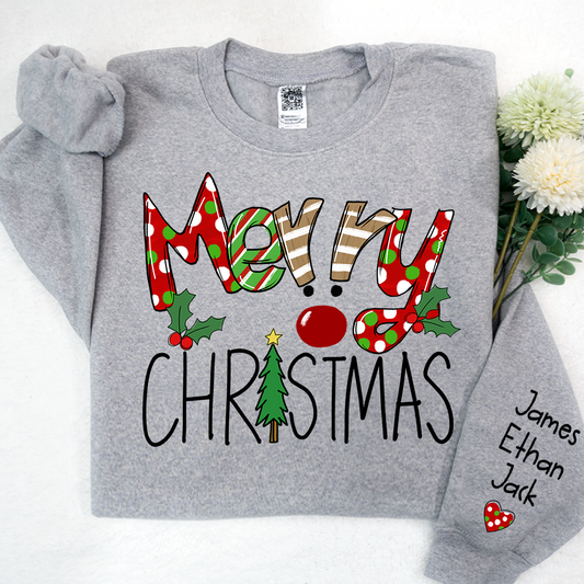 Merry Christmas Sweatshirts for Women Christmas And kids Sweatshirts