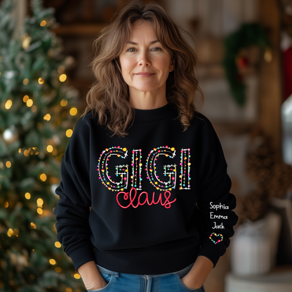 Nana Pumpkin And Grandkids Autumn Sweatshirt