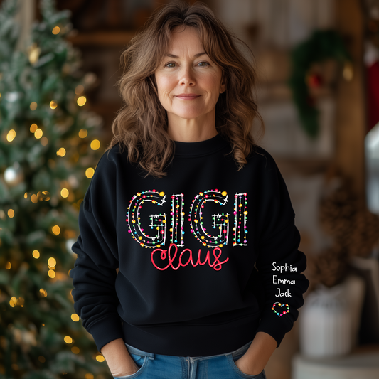 Nana Pumpkin And Grandkids Autumn Sweatshirt