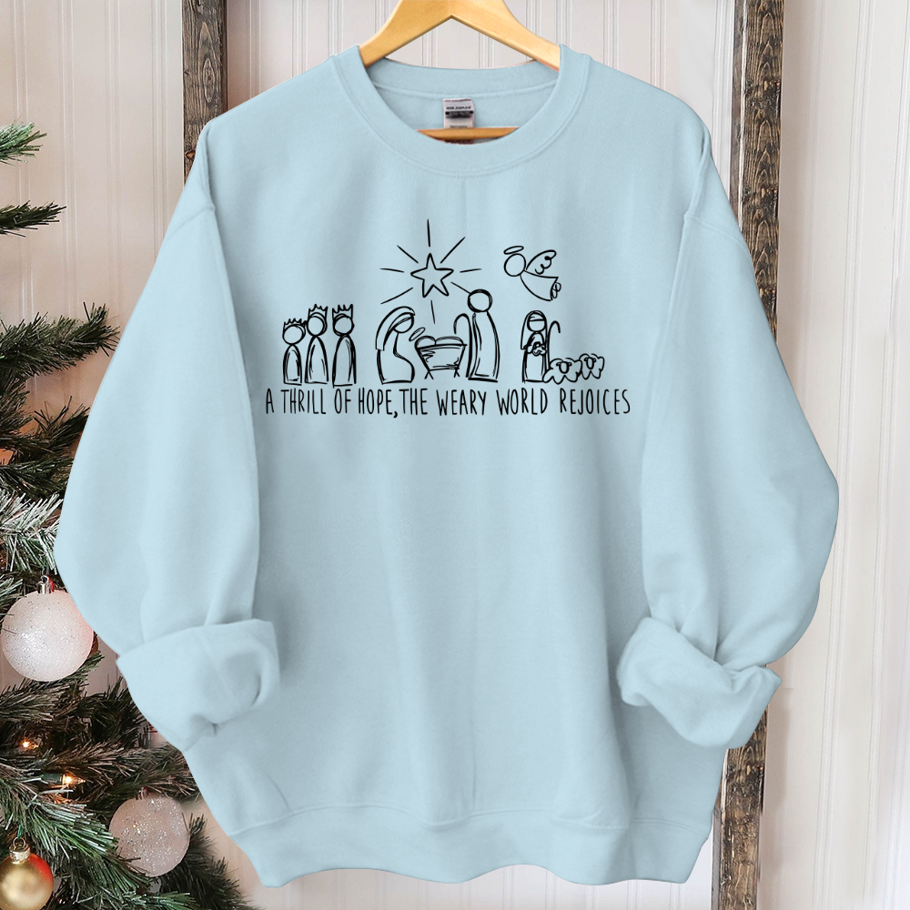 Christian Christmas Sweatshirt, Nativity Scene Sweater, Christmas Nativity Shirt, True Story Nativity, Religious Christmas Gifts, Jesus Tee