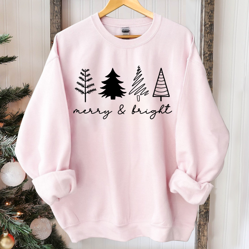 Christmas Tree Sweatshirt, Womens Christmas Sweatshirt, Christmas Sweater, Christmas Crewneck, Holiday Sweaters for Women, Winter Sweatshirt