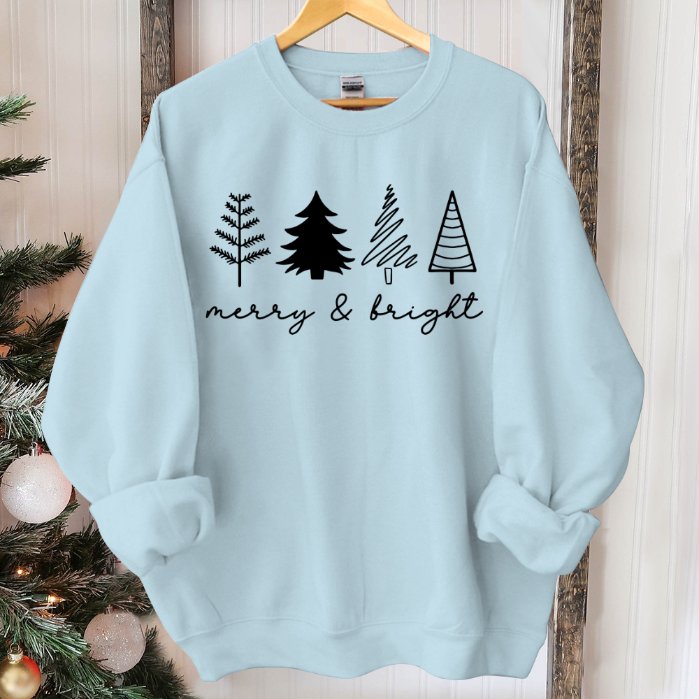 Christmas Tree Sweatshirt, Womens Christmas Sweatshirt, Christmas Sweater, Christmas Crewneck, Holiday Sweaters for Women, Winter Sweatshirt