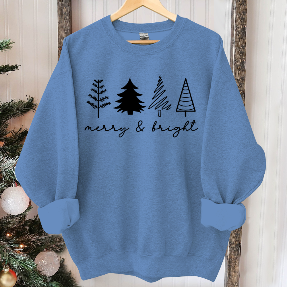 Christmas Tree Sweatshirt, Womens Christmas Sweatshirt, Christmas Sweater, Christmas Crewneck, Holiday Sweaters for Women, Winter Sweatshirt