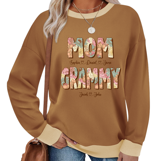 Mom Grammy And Kids Shirt, Gift For Grandma, Grammy, Mama, Nana, Mimi, Mother Day CTH01