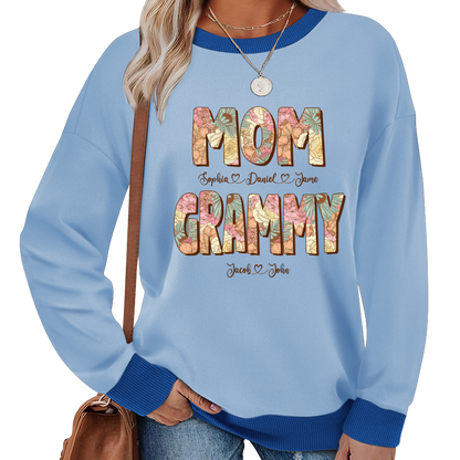 Mom Grammy And Kids Shirt, Gift For Grandma, Grammy, Mama, Nana, Mimi, Mother Day CTH01