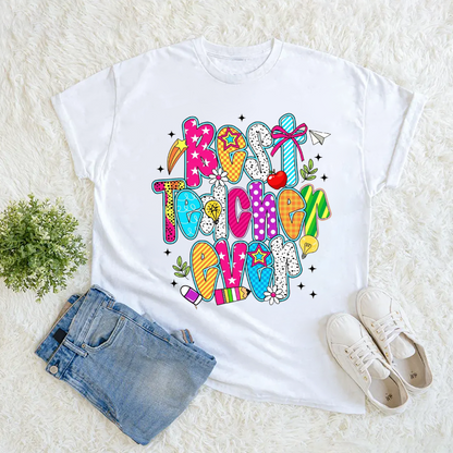 Preppy Best Teacher Ever Teach Love Inspire