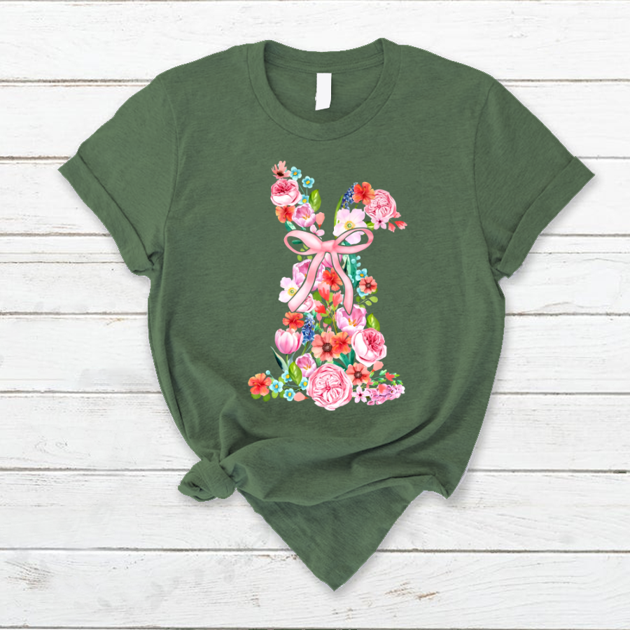 Bunny Easter Coquette T-Shirt