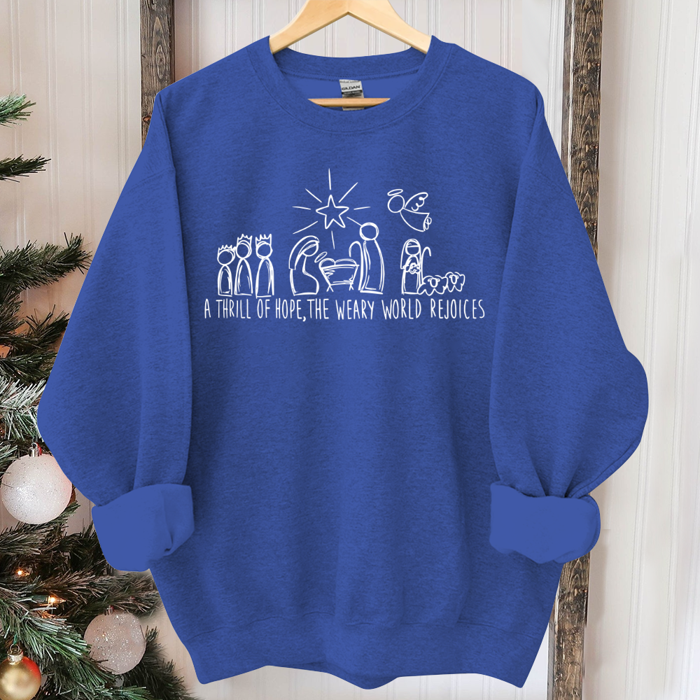 Christian Christmas Sweatshirt, Nativity Scene Sweater, Christmas Nativity Shirt, True Story Nativity, Religious Christmas Gifts, Jesus Tee