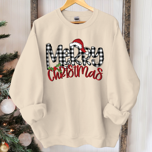 Christmas Sweatshirt, Merry Christmas Sweatshirt, Christmas Shirt for Women, Christmas Crewneck Sweatshirt, Holiday Sweater, Christmas Gift