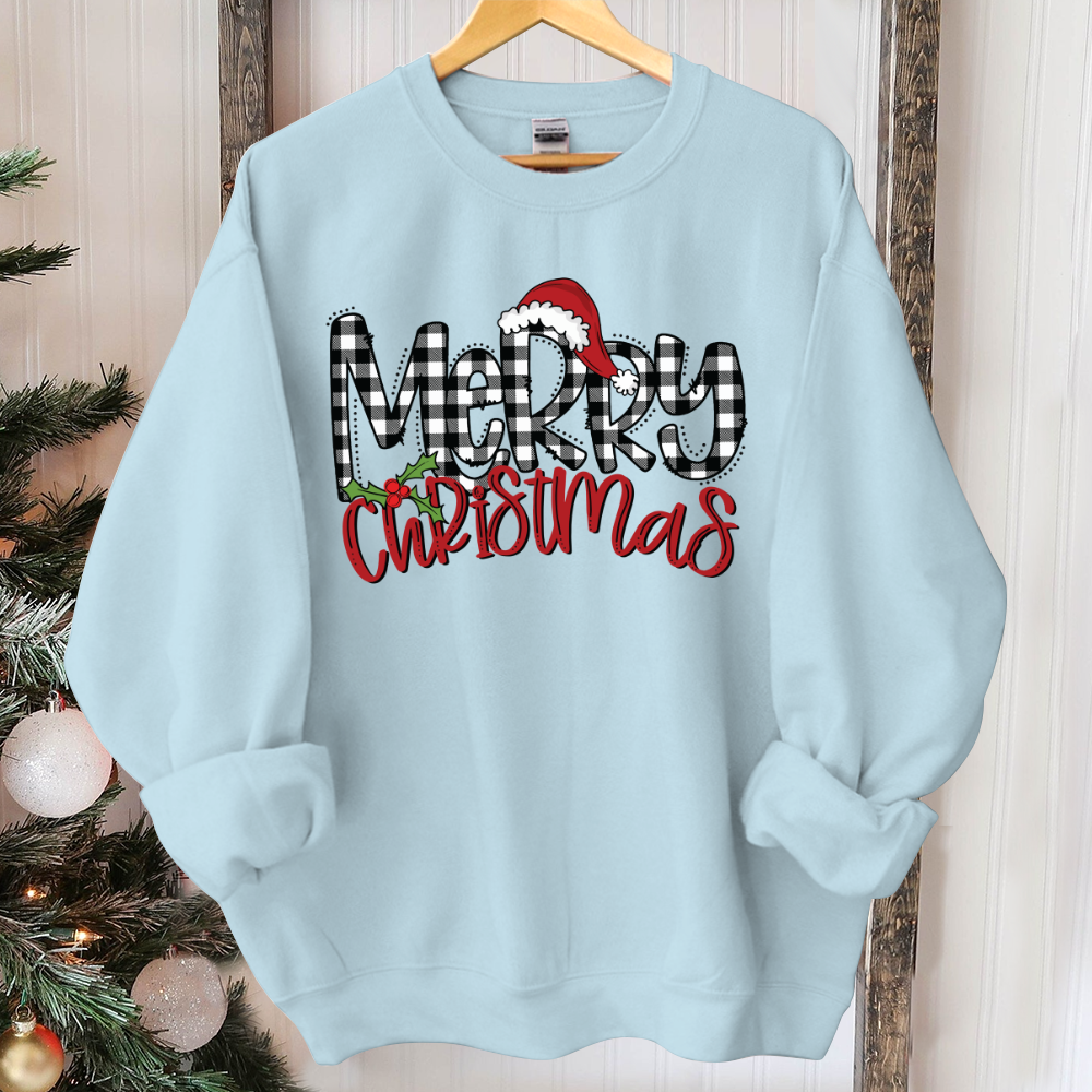 Christmas Sweatshirt, Merry Christmas Sweatshirt, Christmas Shirt for Women, Christmas Crewneck Sweatshirt, Holiday Sweater, Christmas Gift