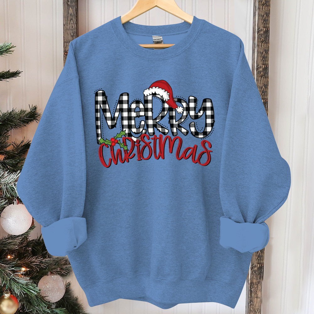Christmas Sweatshirt, Merry Christmas Sweatshirt, Christmas Shirt for Women, Christmas Crewneck Sweatshirt, Holiday Sweater, Christmas Gift