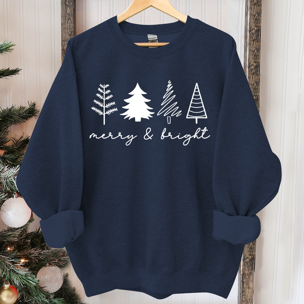 Christmas Tree Sweatshirt, Womens Christmas Sweatshirt, Christmas Sweater, Christmas Crewneck, Holiday Sweaters for Women, Winter Sweatshirt