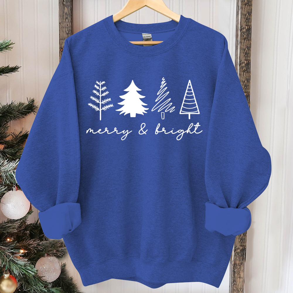 Christmas Tree Sweatshirt, Womens Christmas Sweatshirt, Christmas Sweater, Christmas Crewneck, Holiday Sweaters for Women, Winter Sweatshirt