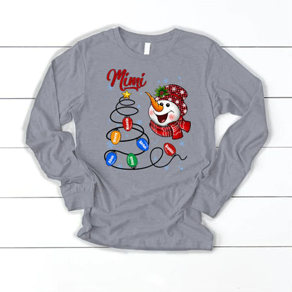 Christmas Tree Mimi And Grandkids CTH01 Longsleeve