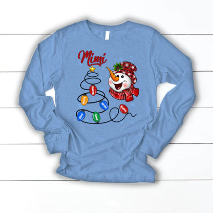 Christmas Tree Mimi And Grandkids CTH01 Longsleeve