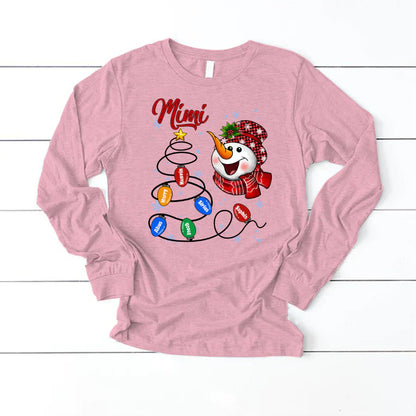 Christmas Tree Mimi And Grandkids CTH01 Longsleeve