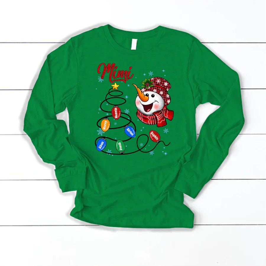 Christmas Tree Mimi And Grandkids CTH01 Longsleeve