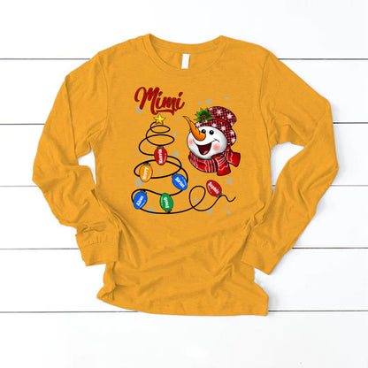 Christmas Tree Mimi And Grandkids CTH01 Longsleeve