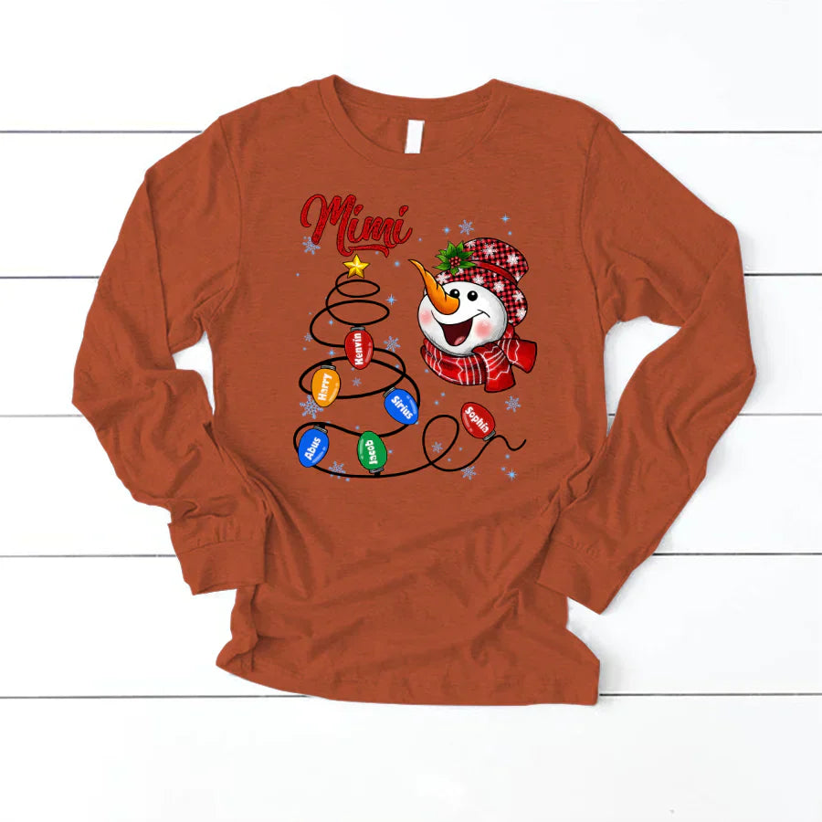 Christmas Tree Mimi And Grandkids CTH01 Longsleeve
