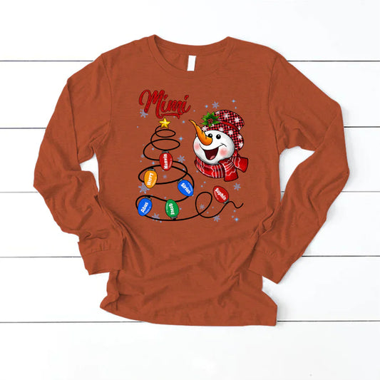 Christmas Tree Mimi And Grandkids CTH01 Longsleeve