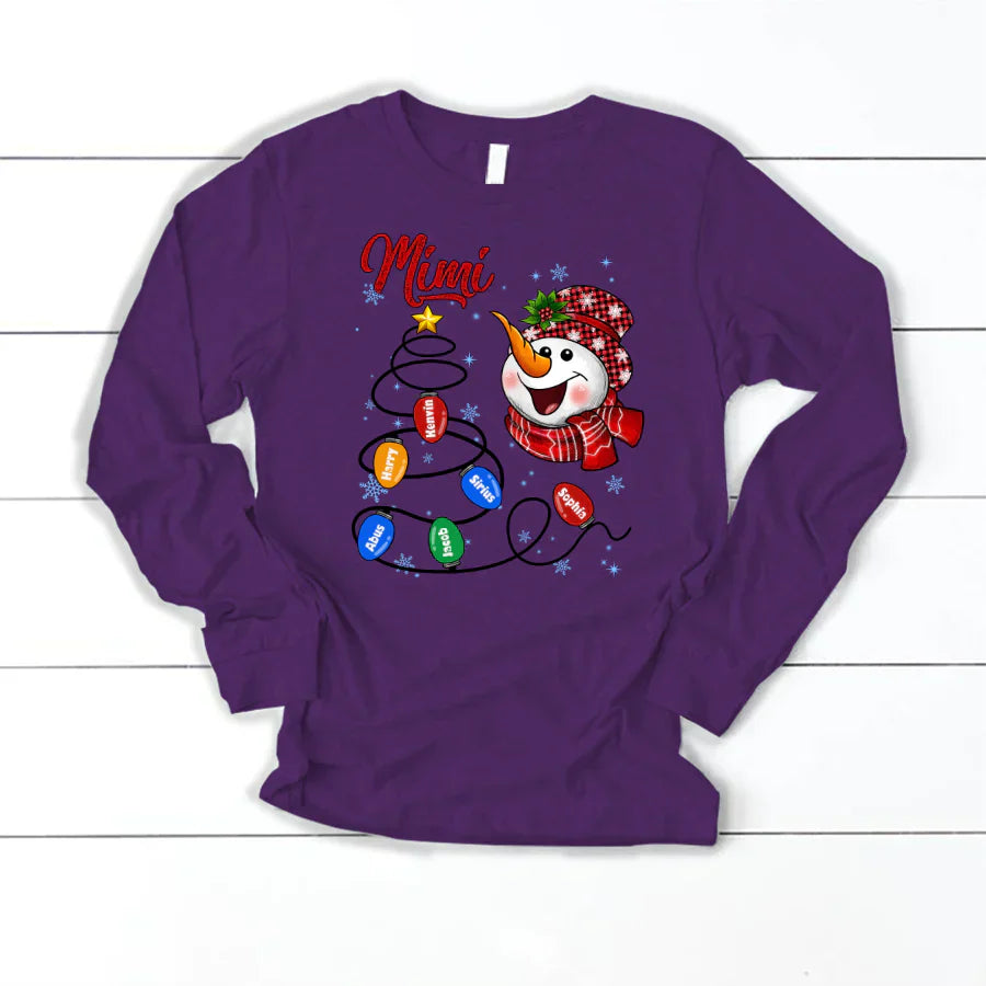 Christmas Tree Mimi And Grandkids CTH01 Longsleeve