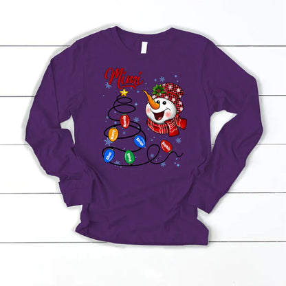 Christmas Tree Mimi And Grandkids CTH01 Longsleeve