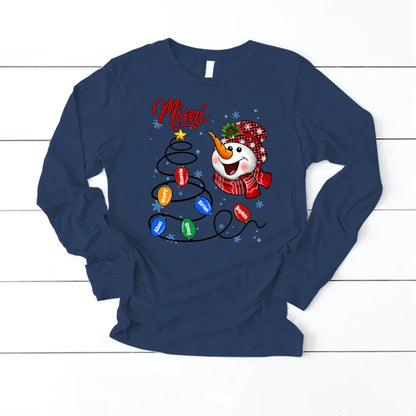 Christmas Tree Mimi And Grandkids CTH01 Longsleeve
