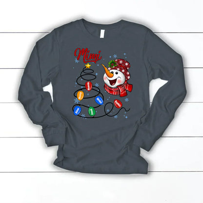 Christmas Tree Mimi And Grandkids CTH01 Longsleeve