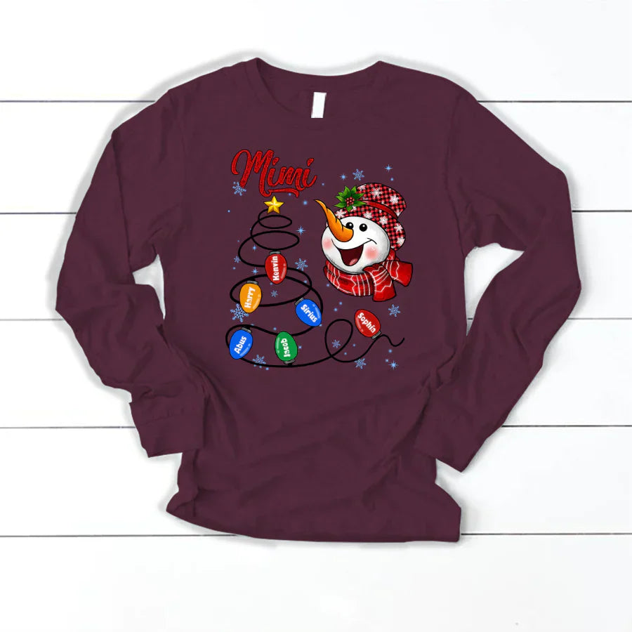 Christmas Tree Mimi And Grandkids CTH01 Longsleeve