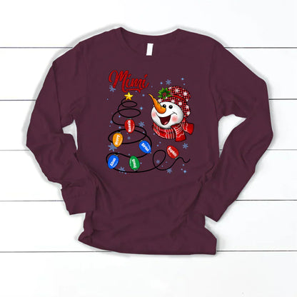Christmas Tree Mimi And Grandkids CTH01 Longsleeve