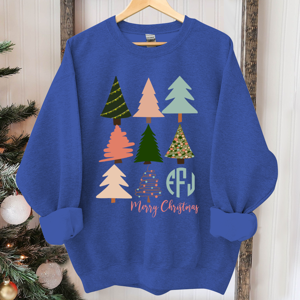 Christmas movie shirt, Womens christmas shirt, christmas pajamas, christmas tree shirt, monogram christmas shirt, merry christmas shirt