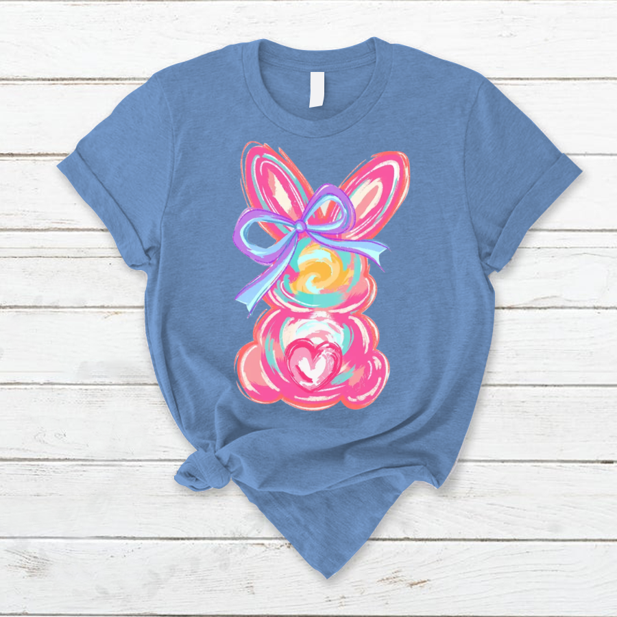 Colorful Easter Bunny T-Shirt – Cute & Trendy Easter Outfit T-Shirt