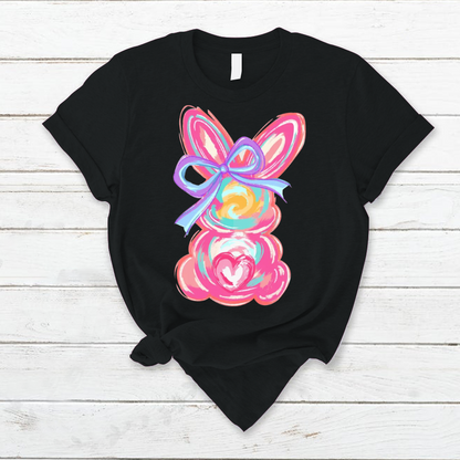Colorful Easter Bunny T-Shirt – Cute & Trendy Easter Outfit T-Shirt
