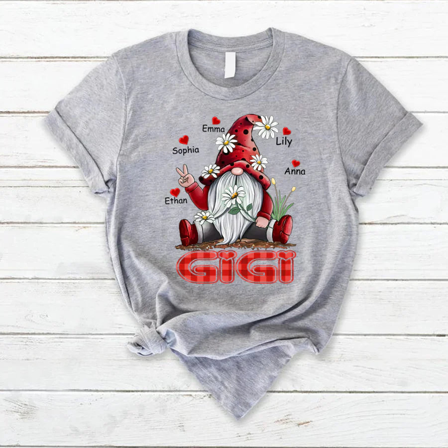 Gigi Gnome Heart Kids VT22120072 T-Shirt