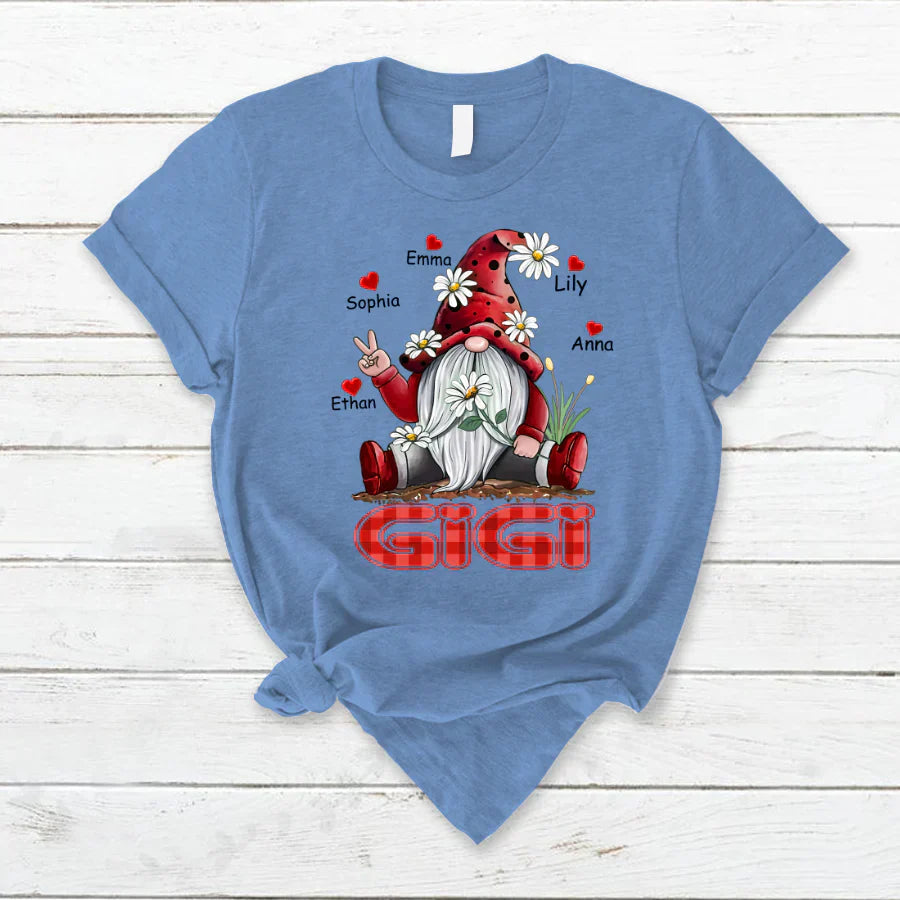 Gigi Gnome Heart Kids VT22120072 T-Shirt