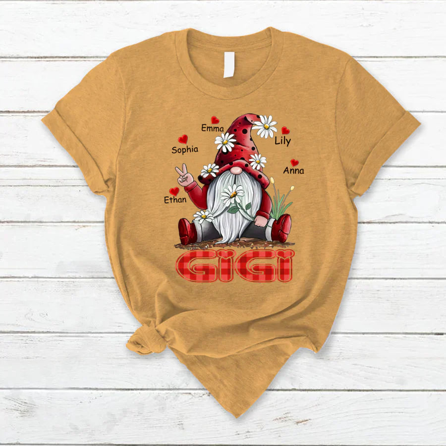 Gigi Gnome Heart Kids VT22120072 T-Shirt