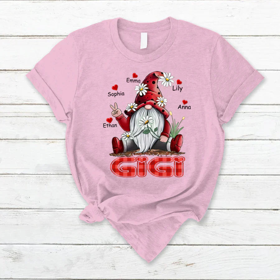 Gigi Gnome Heart Kids VT22120072 T-Shirt