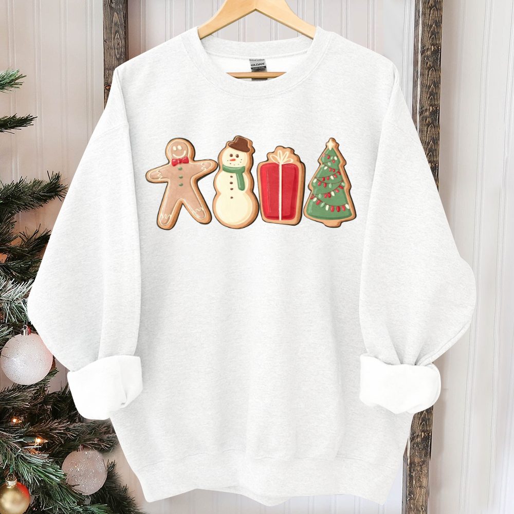 Gingerbread Cookies Sweatshirt, Christmas Shirt, Christmas Matching Sweatshirt, Family Shirt, Christmas Sweater, Xmas Shirt, Christmas Gift