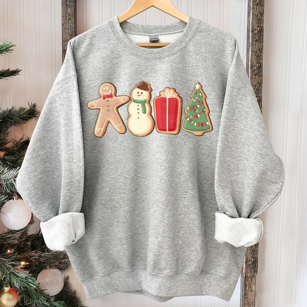 Gingerbread Cookies Sweatshirt, Christmas Shirt, Christmas Matching Sweatshirt, Family Shirt, Christmas Sweater, Xmas Shirt, Christmas Gift