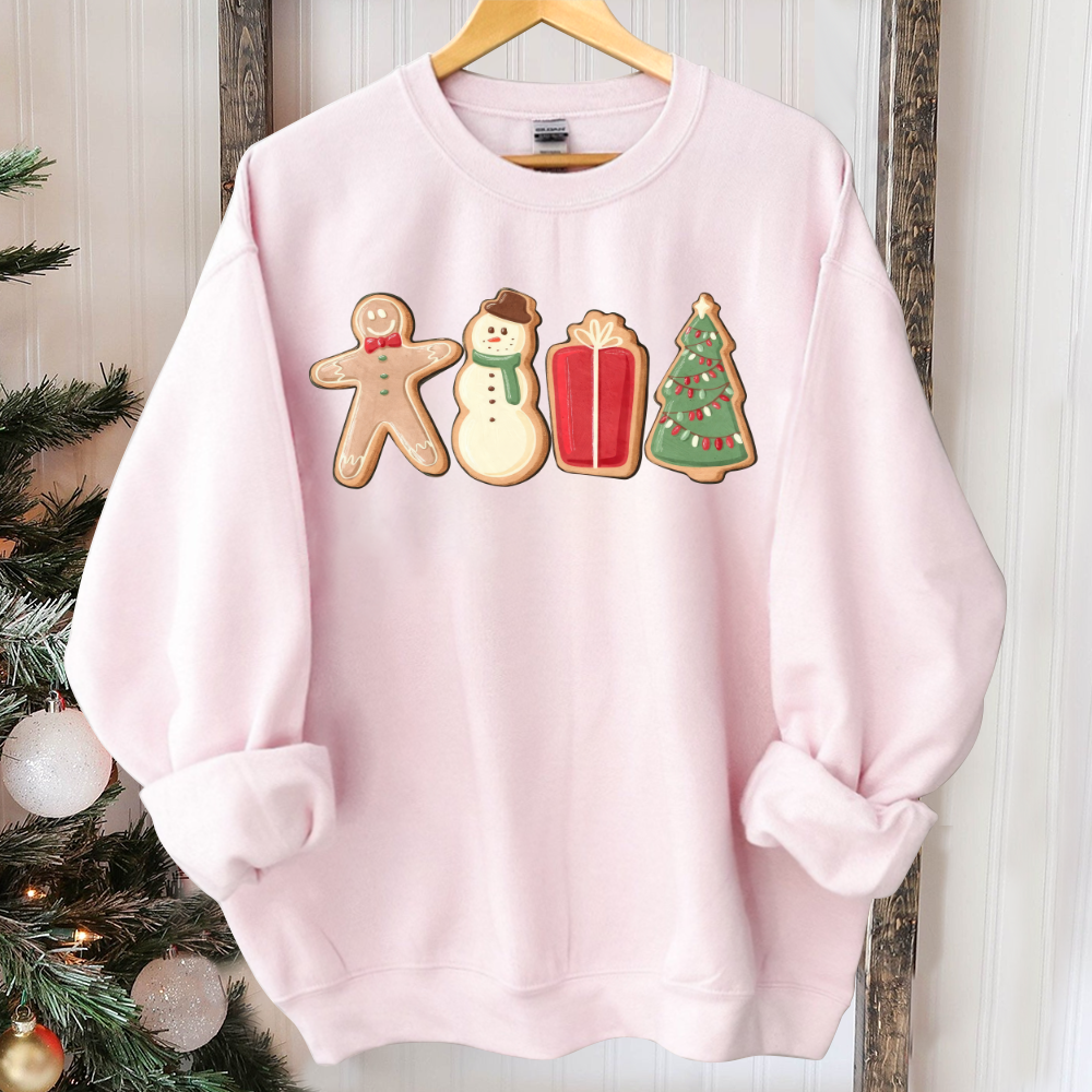 Gingerbread Cookies Sweatshirt, Christmas Shirt, Christmas Matching Sweatshirt, Family Shirt, Christmas Sweater, Xmas Shirt, Christmas Gift